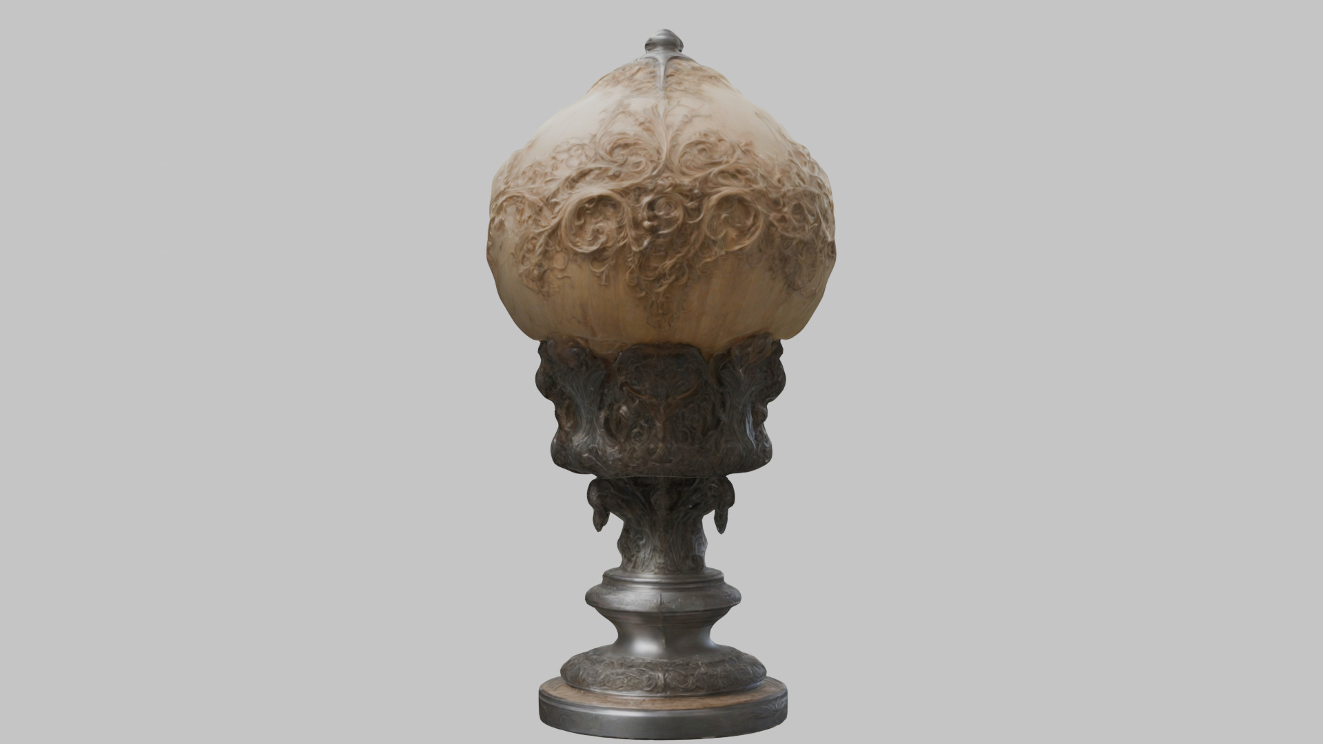 3D Skull on Pedestal - High-Quality Model for Art and Design Low-poly 3D model_15
