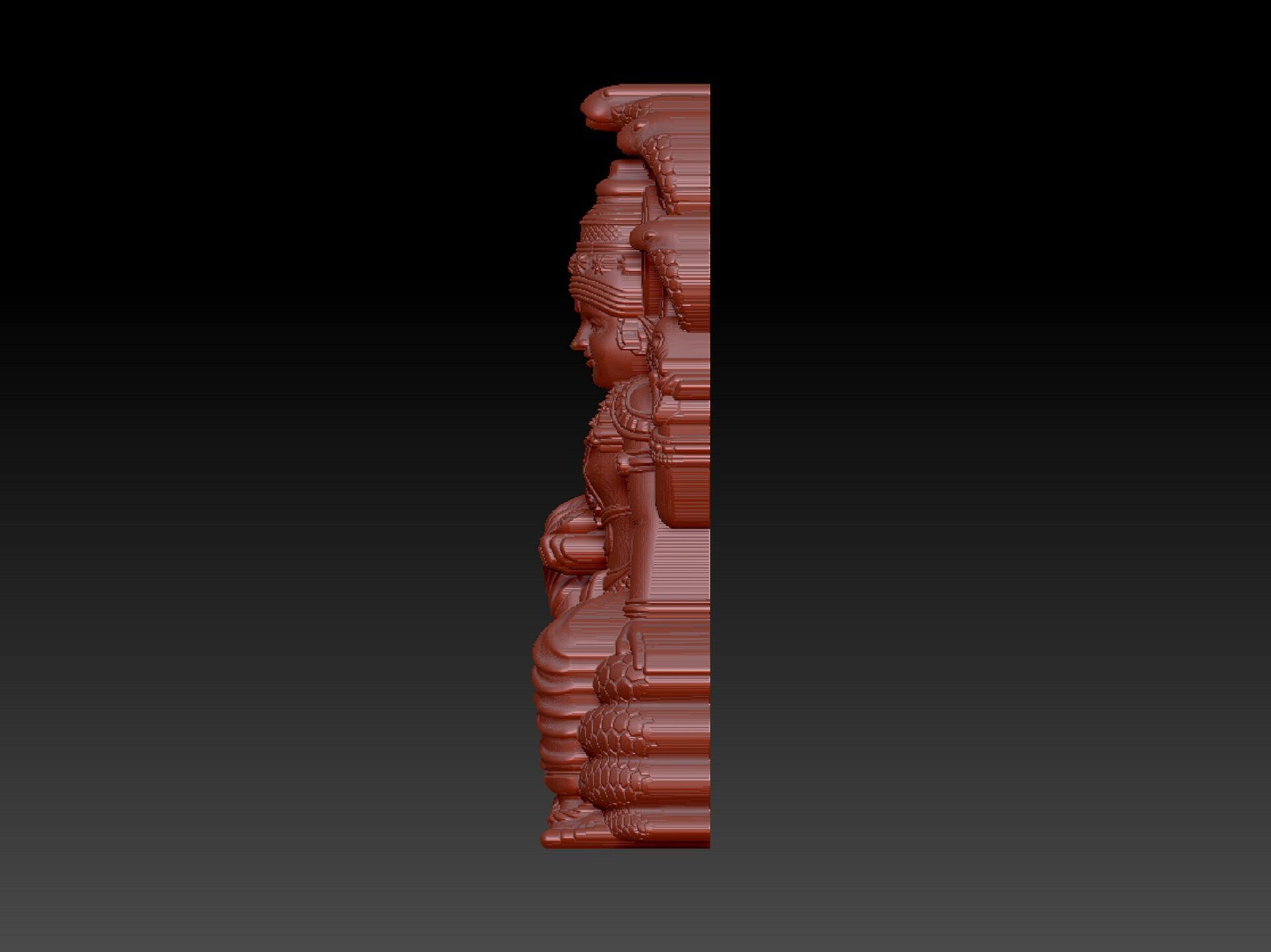 LORD VISHNU Sree Poornathreyeesa Temple 3D print model_4