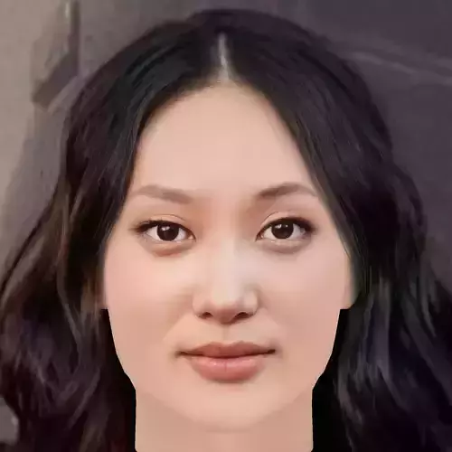 Yerin Ha Head - No Hair - Low poly head for game