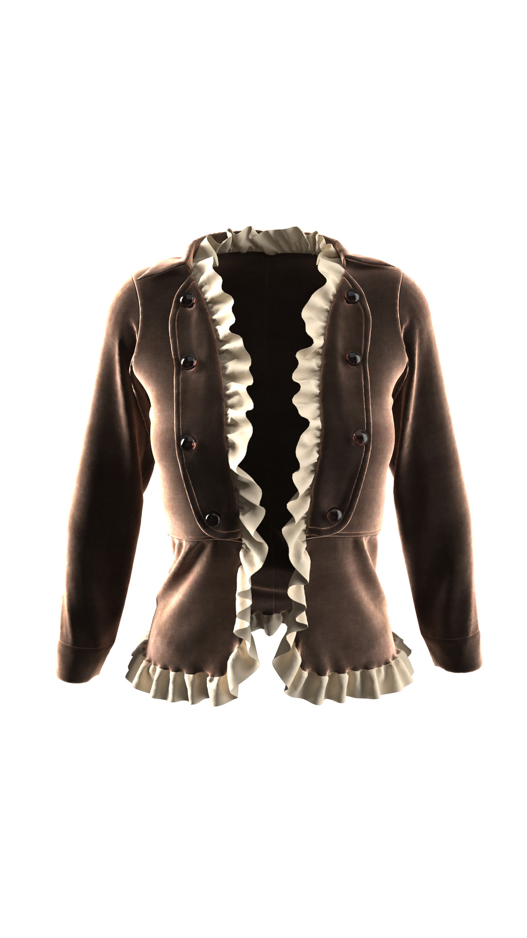 the collection of coats in marvelous  designer  3D model_2