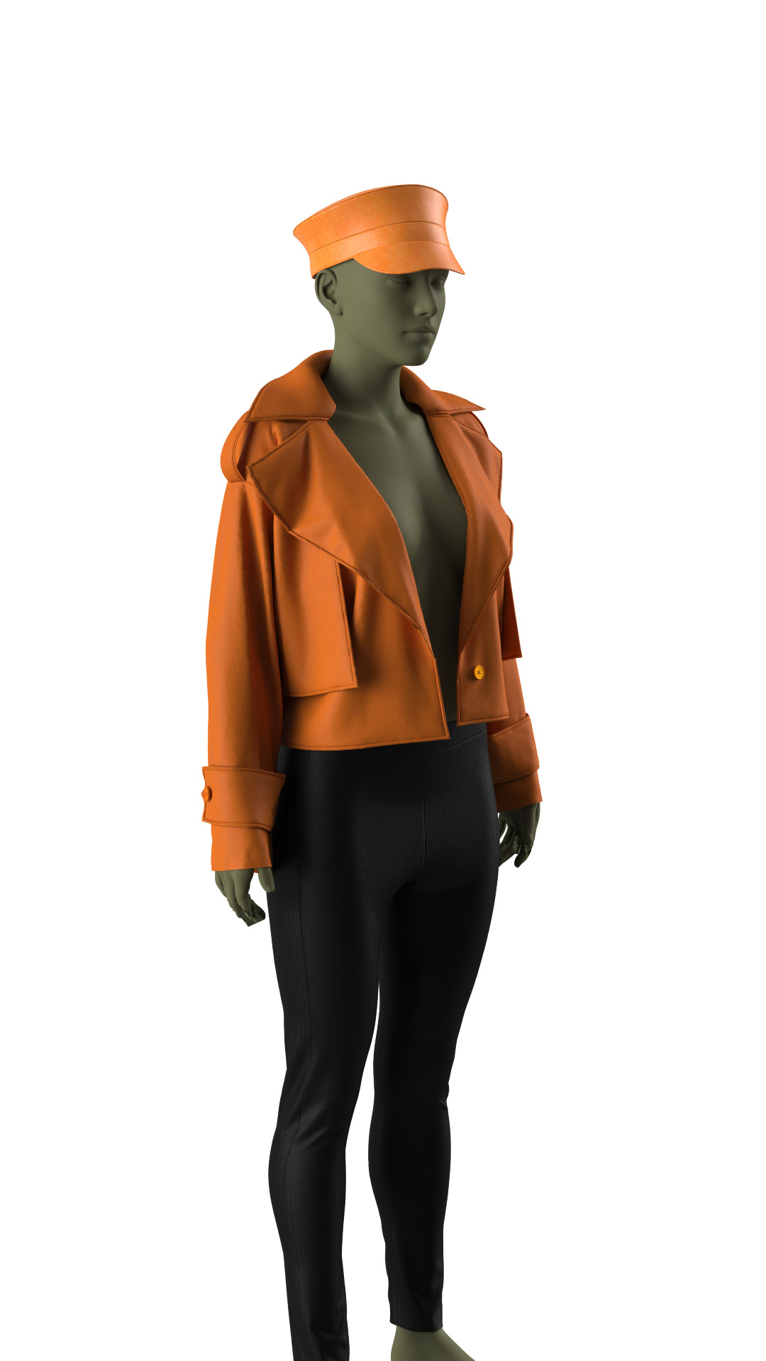 the collection of coats in marvelous  designer  3D model_21