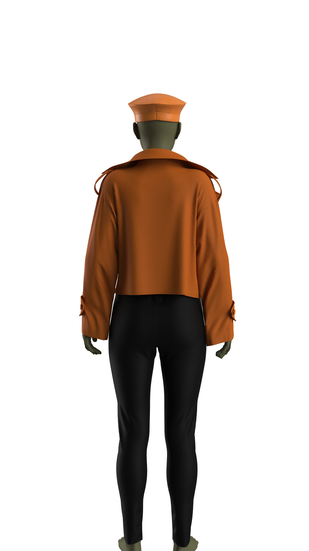 the collection of coats in marvelous  designer  3D model_22