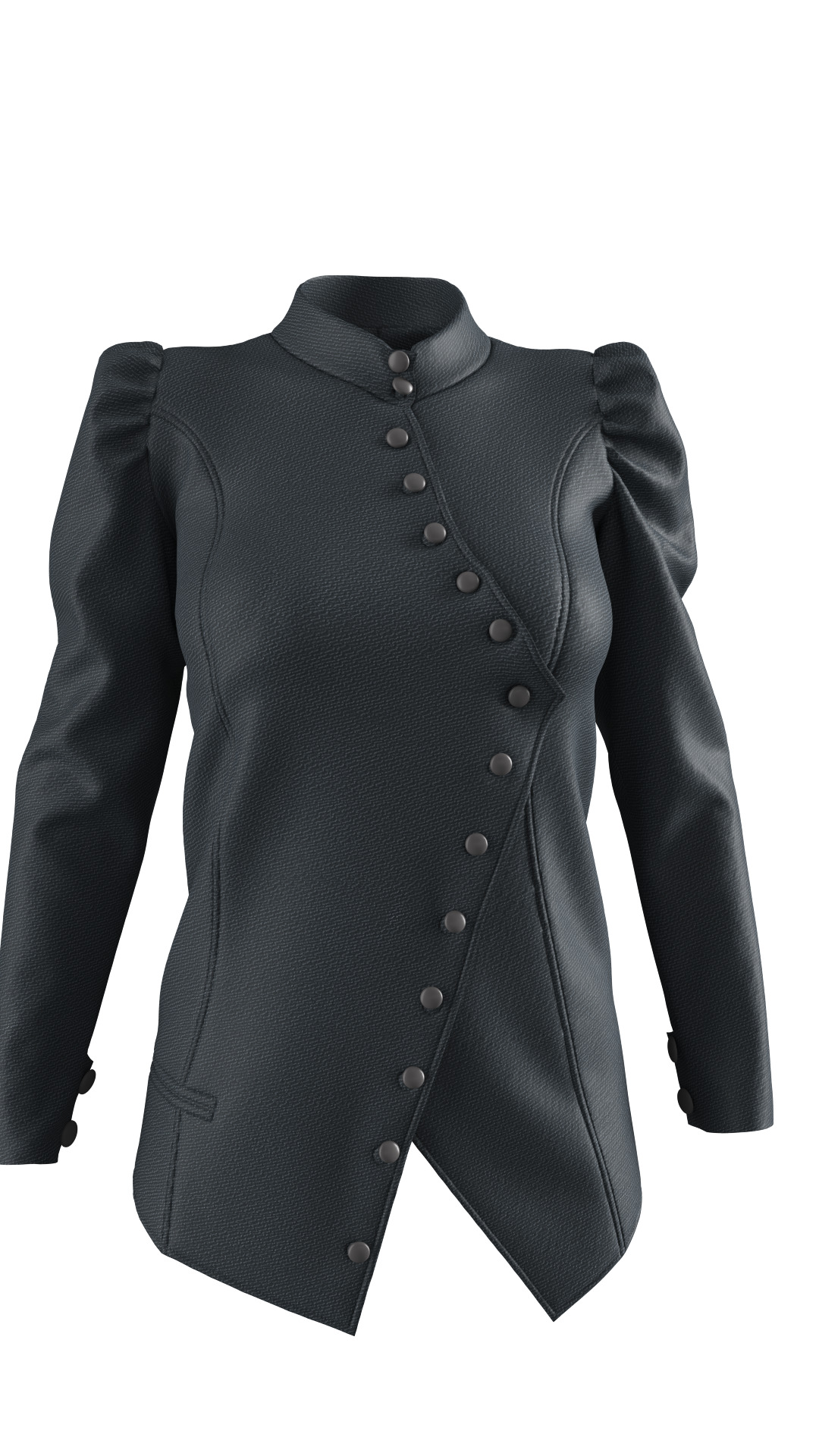 the collection of coats in marvelous  designer  3D model_17