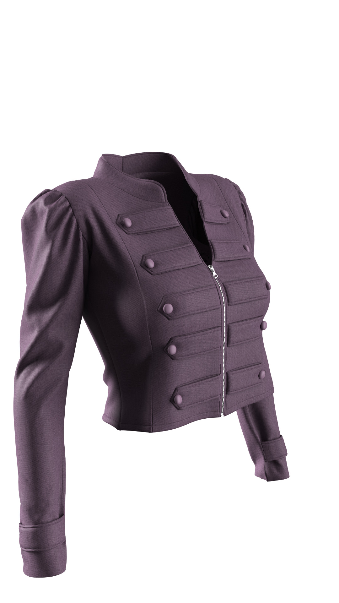 the collection of coats in marvelous  designer  3D model_7