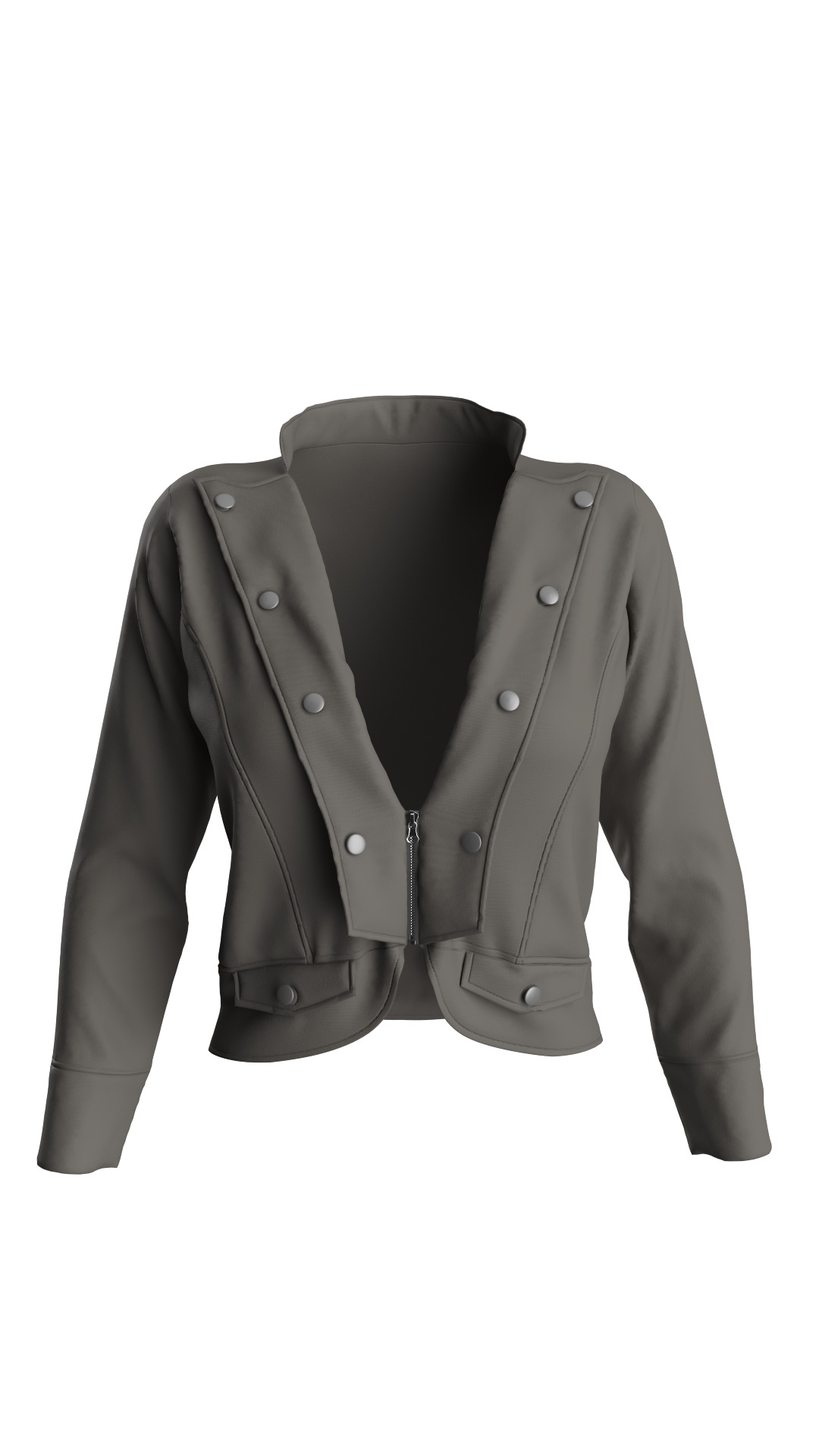 the collection of coats in marvelous  designer  3D model_4