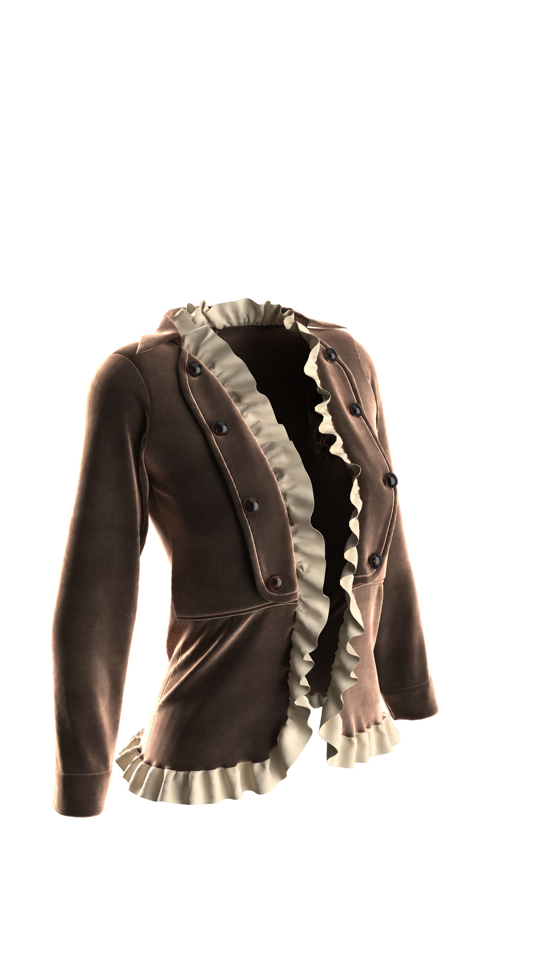 the collection of coats in marvelous  designer  3D model_1