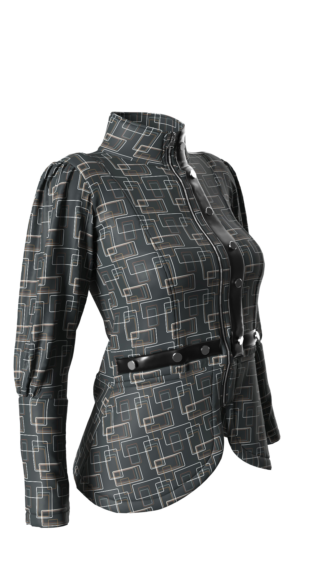 the collection of coats in marvelous  designer  3D model_14