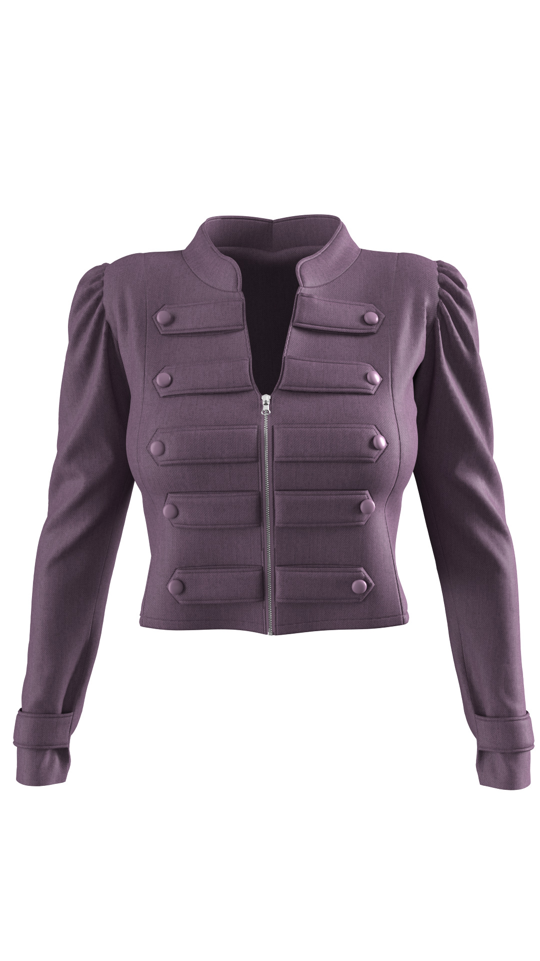the collection of coats in marvelous  designer  3D model_8