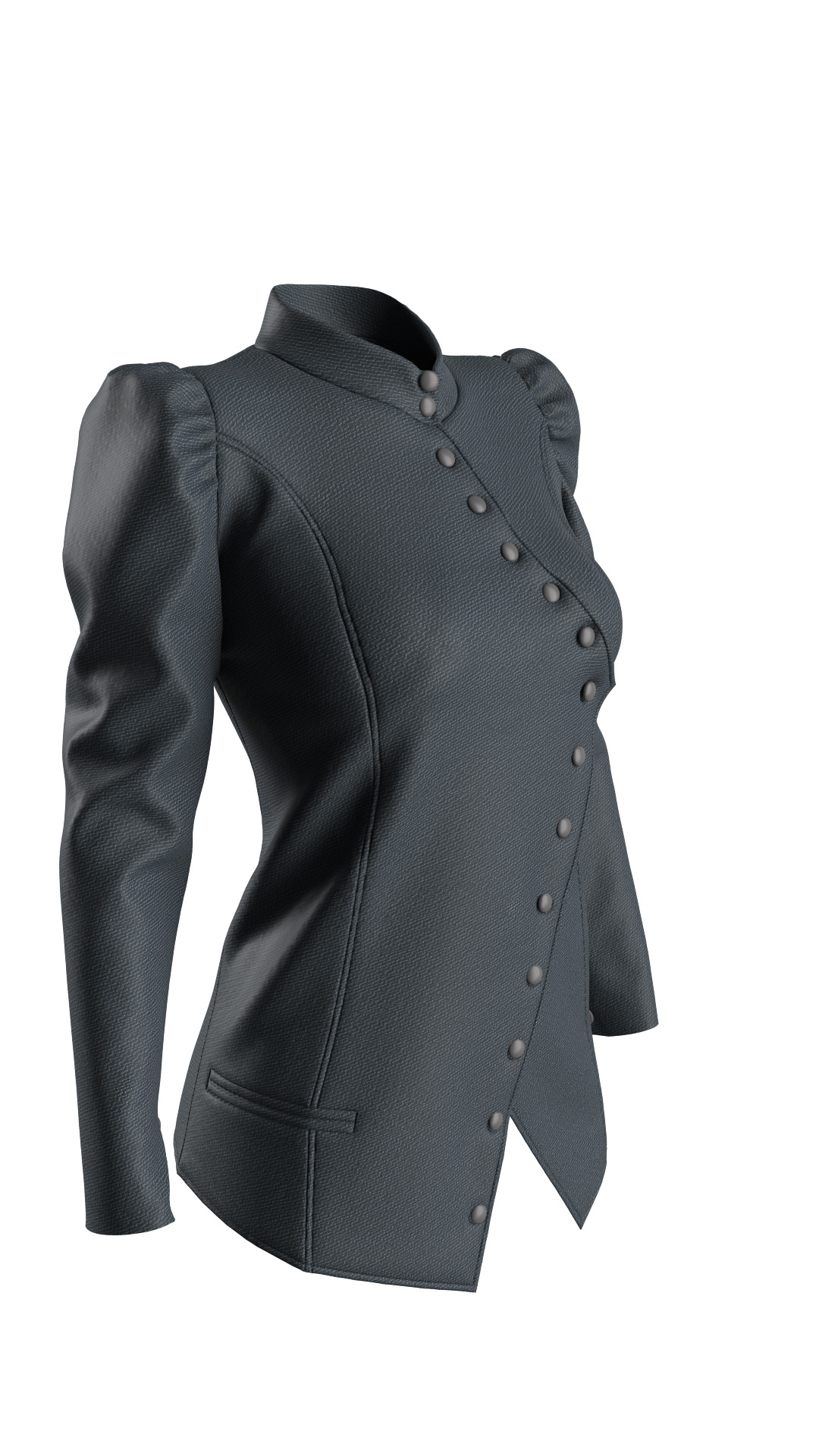 the collection of coats in marvelous  designer  3D model_16
