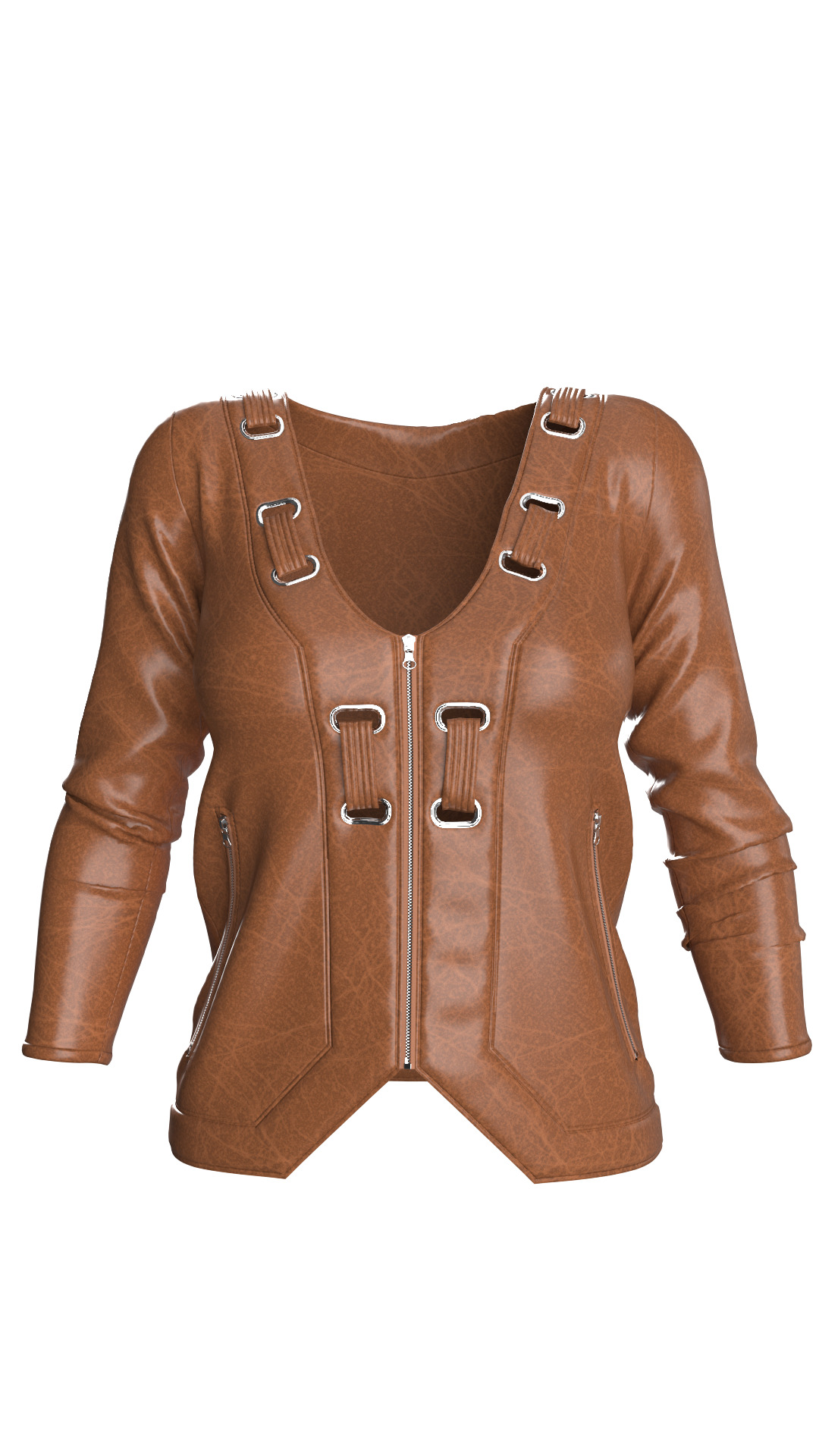 the collection of coats in marvelous  designer  3D model_11