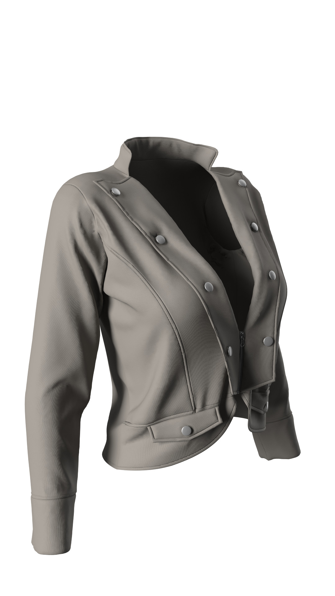 the collection of coats in marvelous  designer  3D model_5
