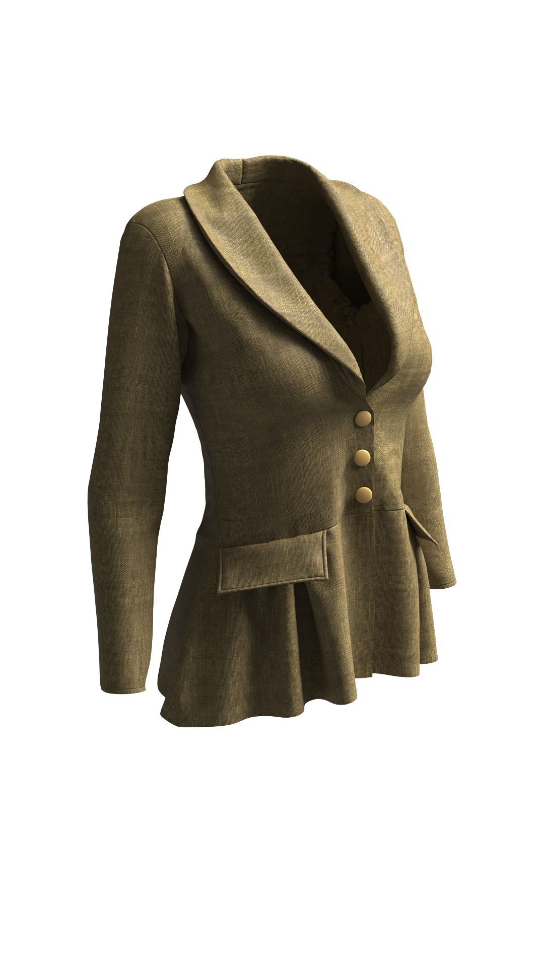 the collection of coats in marvelous  designer  3D model_19
