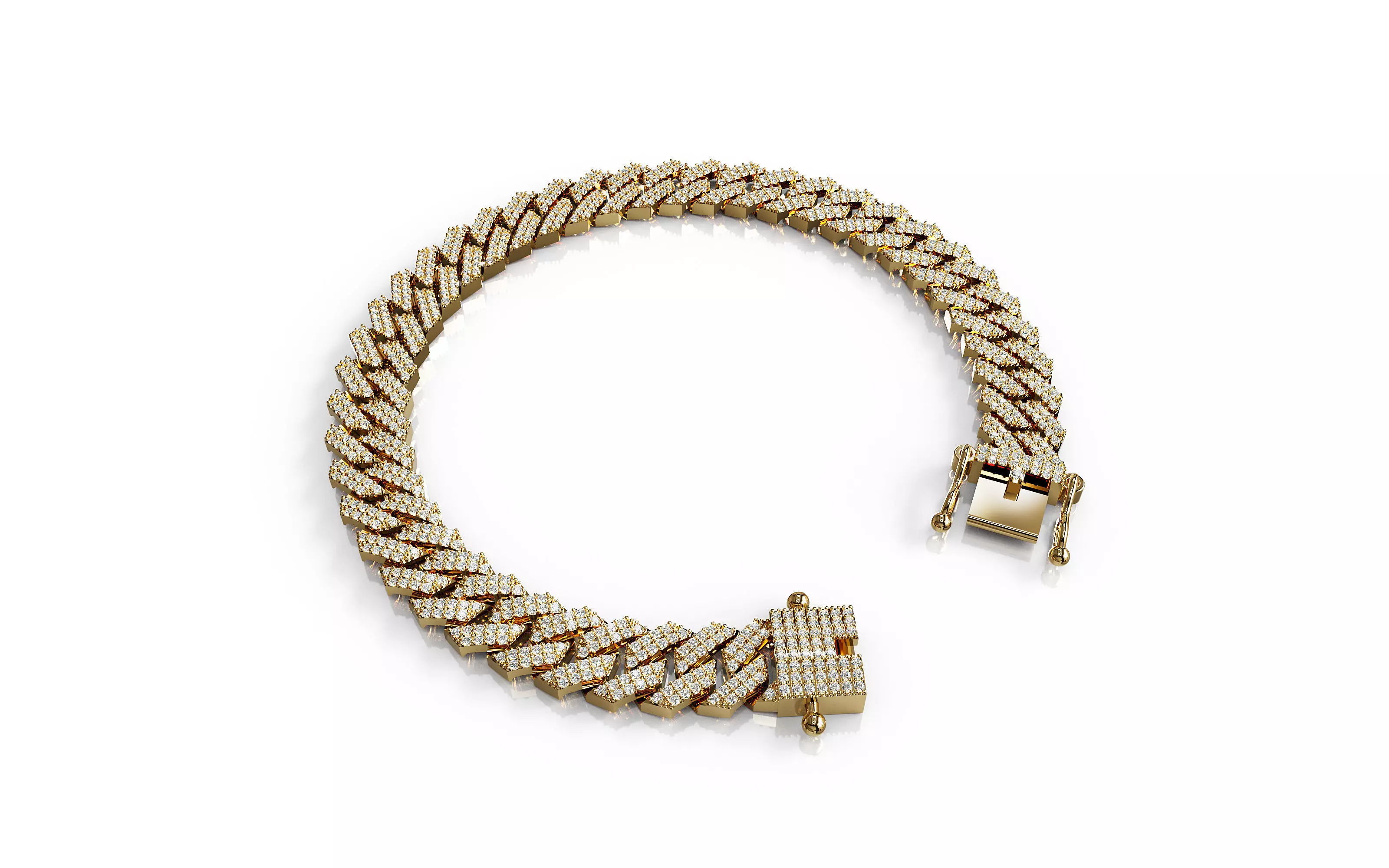 10mm CUBAN LINK CHAIN FOR BRACELETS OR NECKLACE 3D print model_0