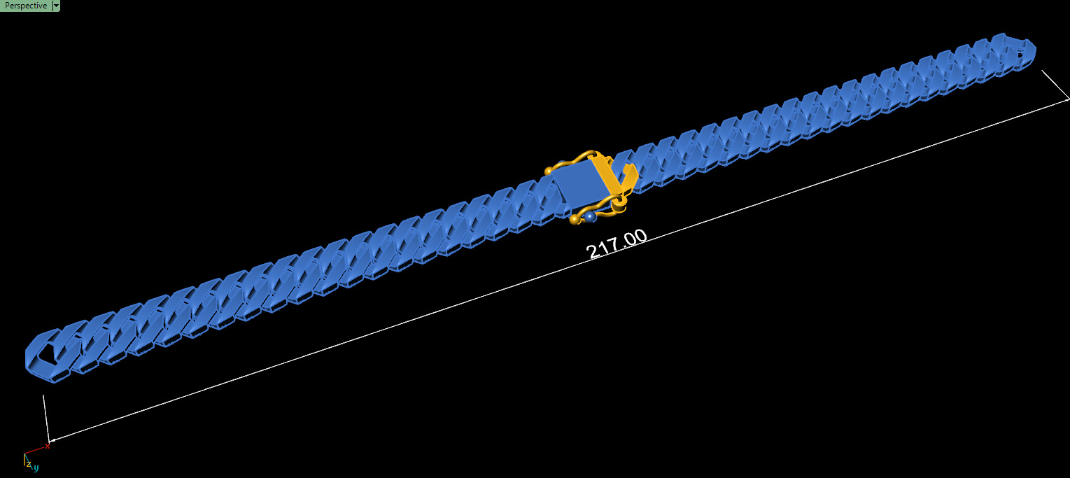 10mm CUBAN LINK CHAIN FOR BRACELETS OR NECKLACE 3D print model_10