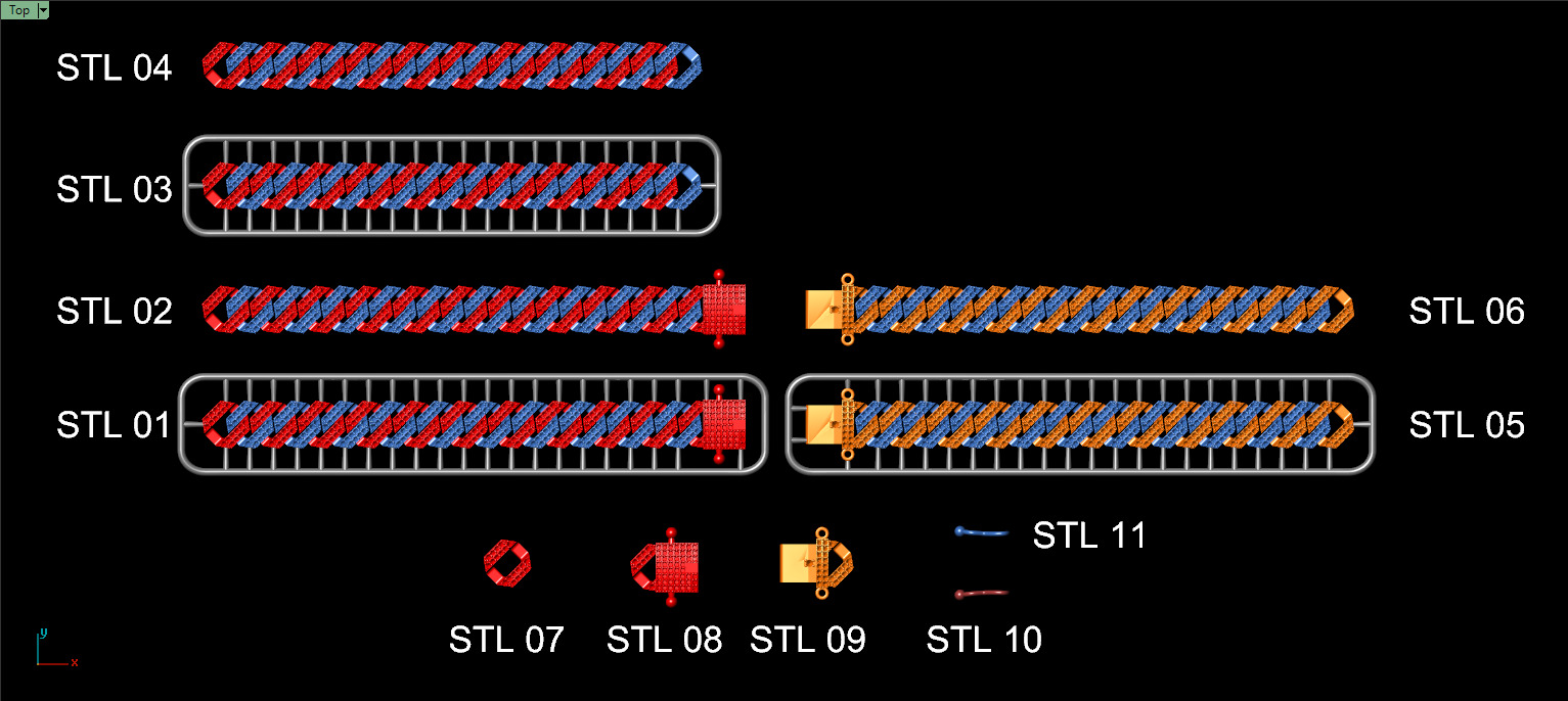 10mm CUBAN LINK CHAIN FOR BRACELETS OR NECKLACE 3D print model_12