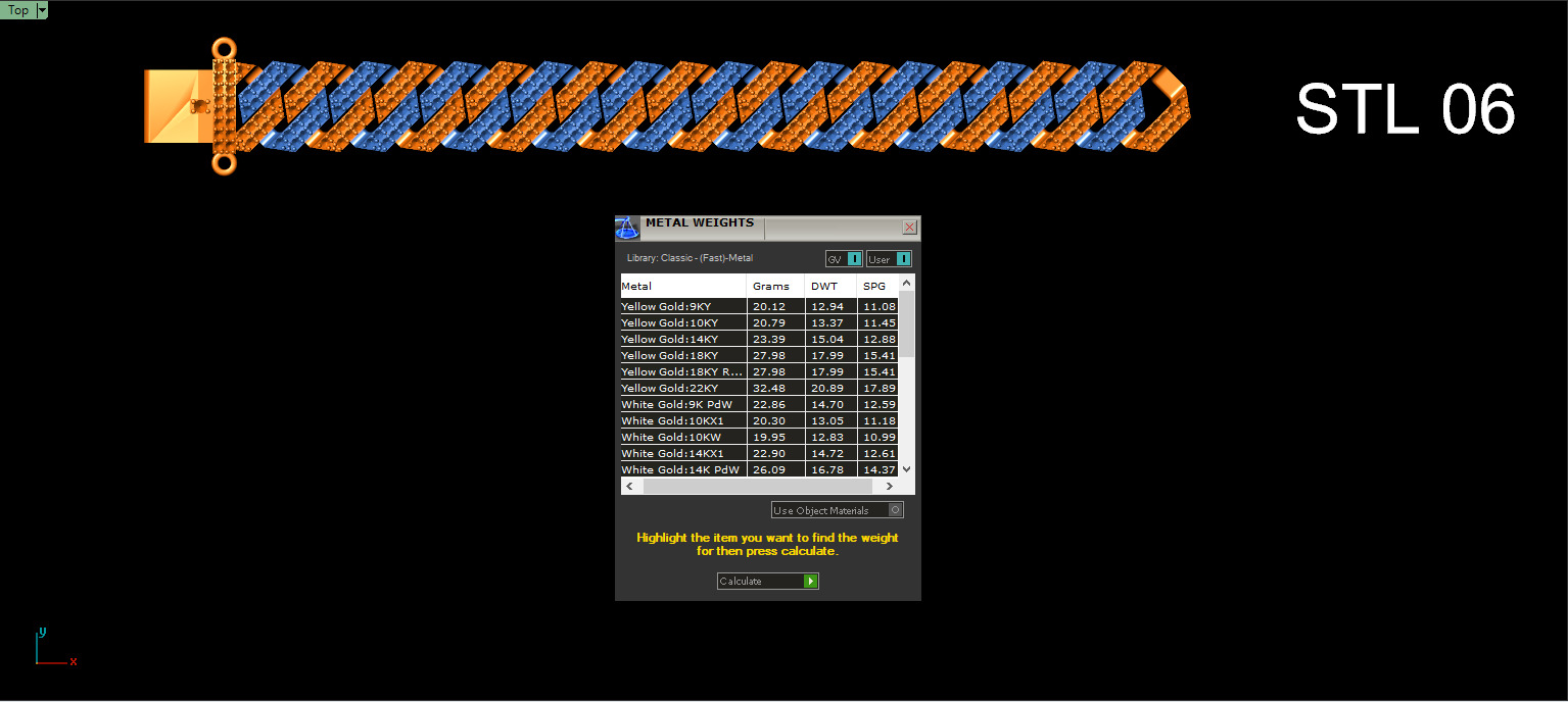 10mm CUBAN LINK CHAIN FOR BRACELETS OR NECKLACE 3D print model_23