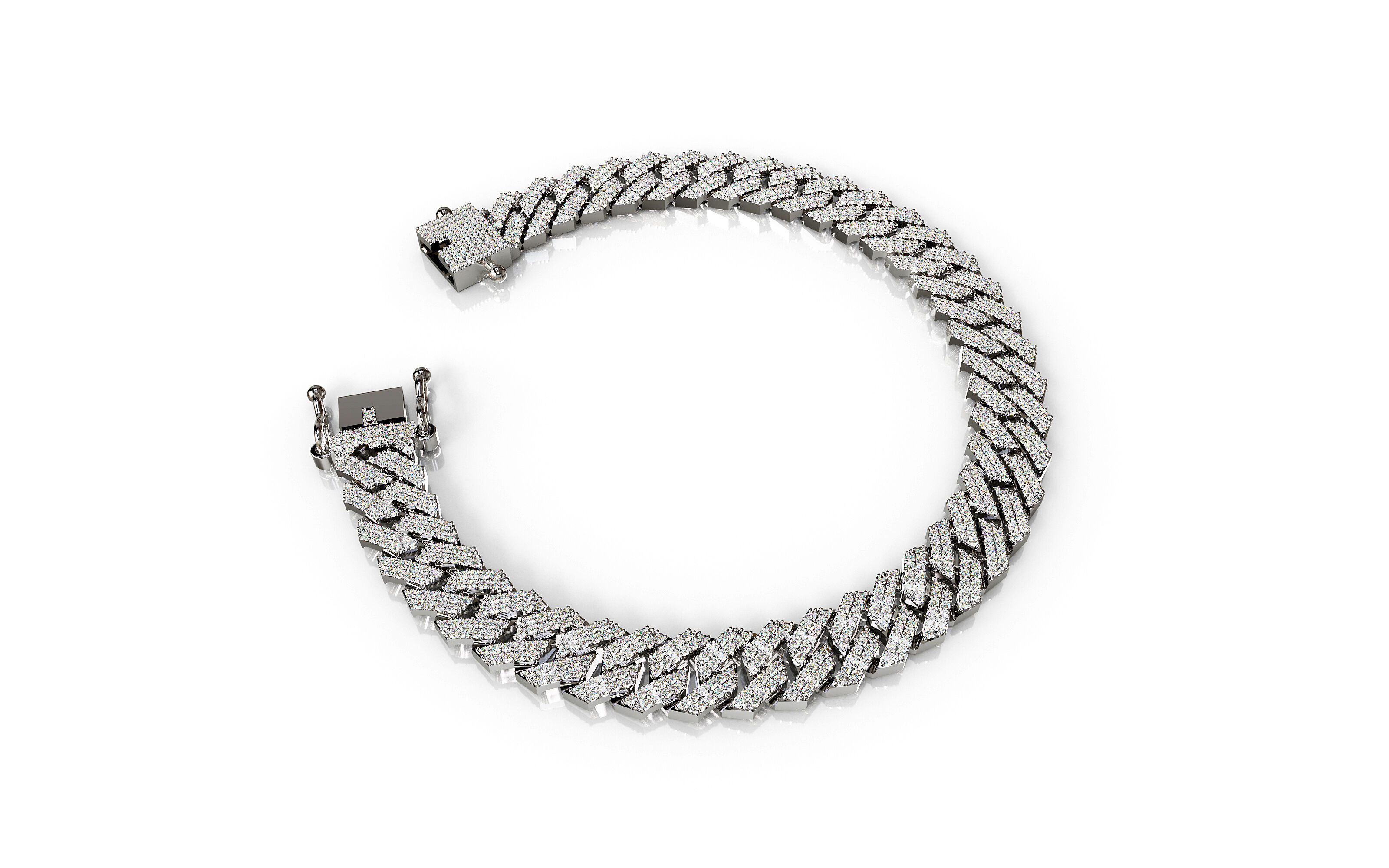 10mm CUBAN LINK CHAIN FOR BRACELETS OR NECKLACE 3D print model_1