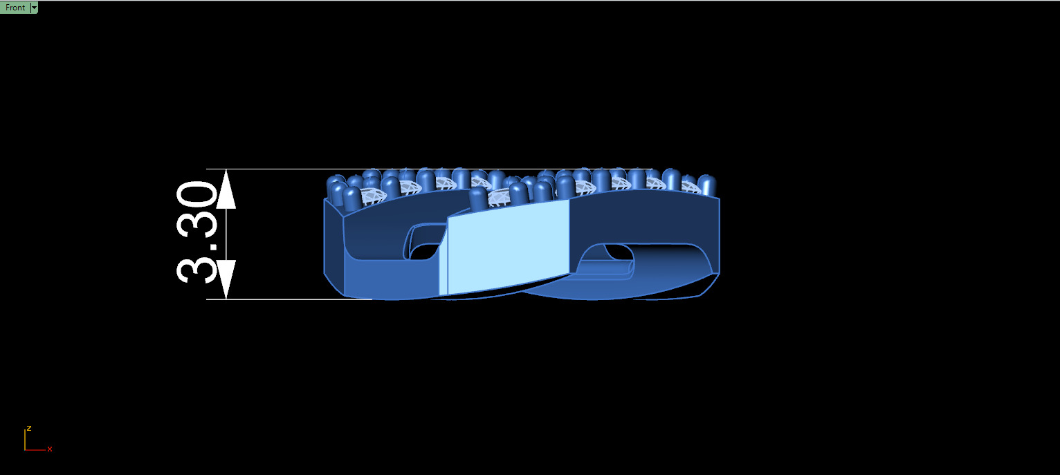 10mm CUBAN LINK CHAIN FOR BRACELETS OR NECKLACE 3D print model_6