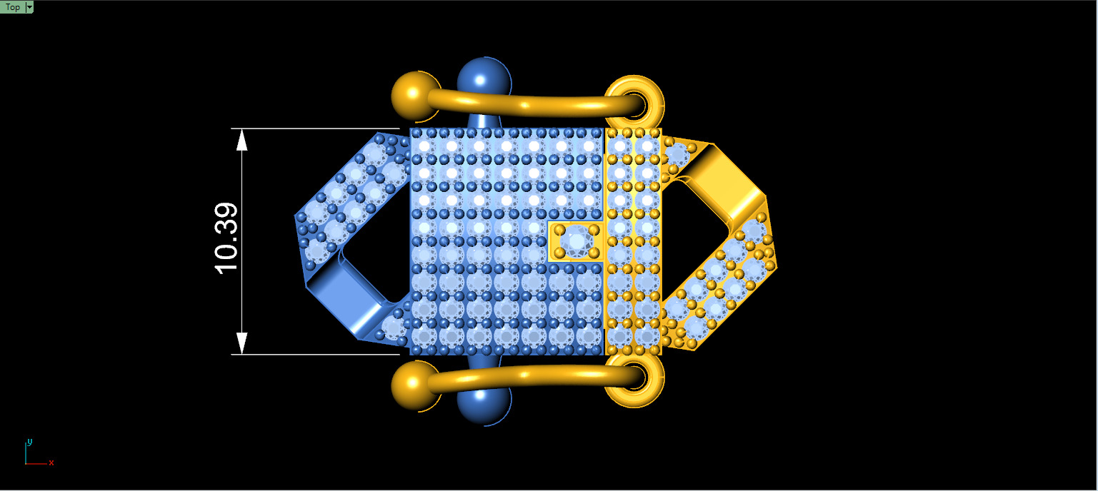 10mm CUBAN LINK CHAIN FOR BRACELETS OR NECKLACE 3D print model_3