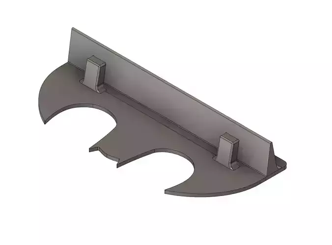 Stand support Batman for Hotwheels car blister 3D print model