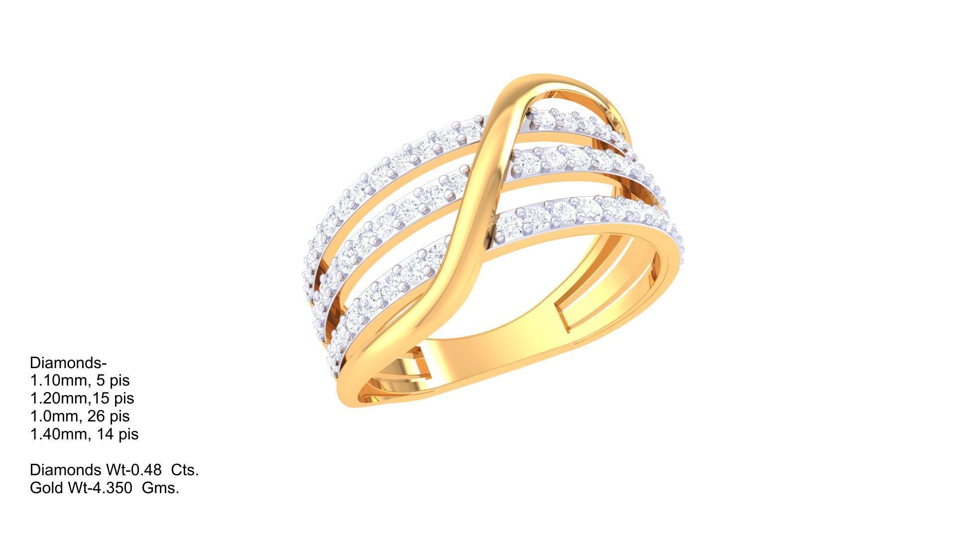 Women Ring MTL 3dm STL OBJ FBX Details 3D print model_2