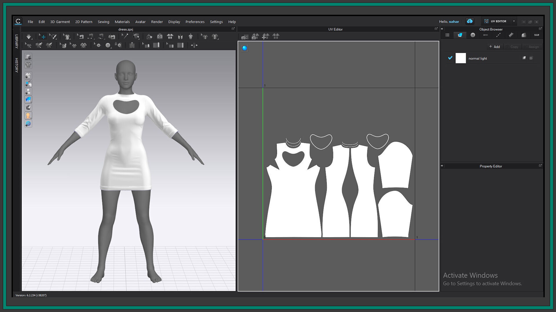 10 female prisoner clothes with texture and smart material Low-poly 3D model_13