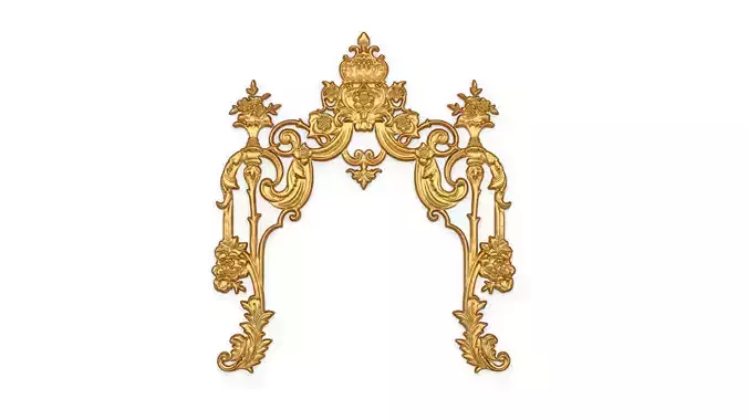 Classic decor ornament carved 64