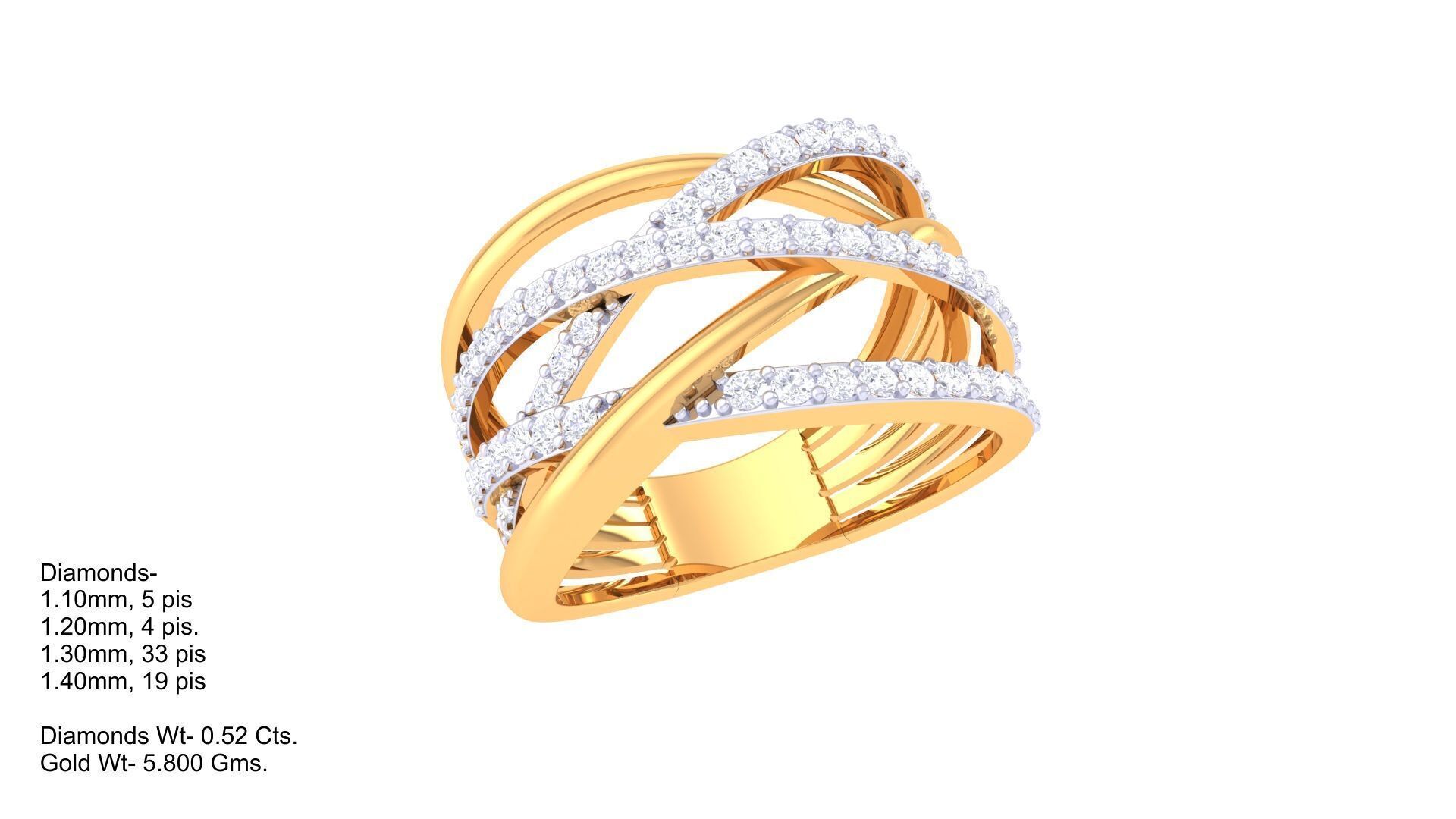 Women Ring MTL 3dm STL OBJ FBX Details 3D print model_2
