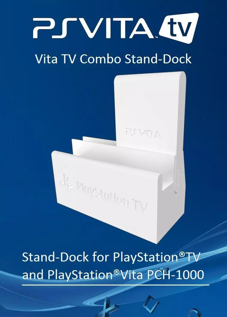 Vita TV Combo Stand-Dock 3D print model_0