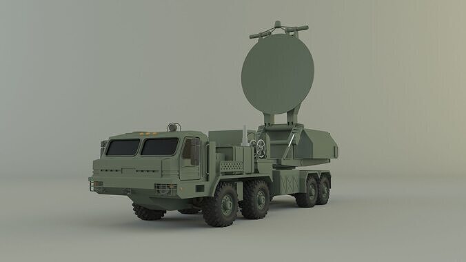Krasukha 4 electronic warfare 3D model