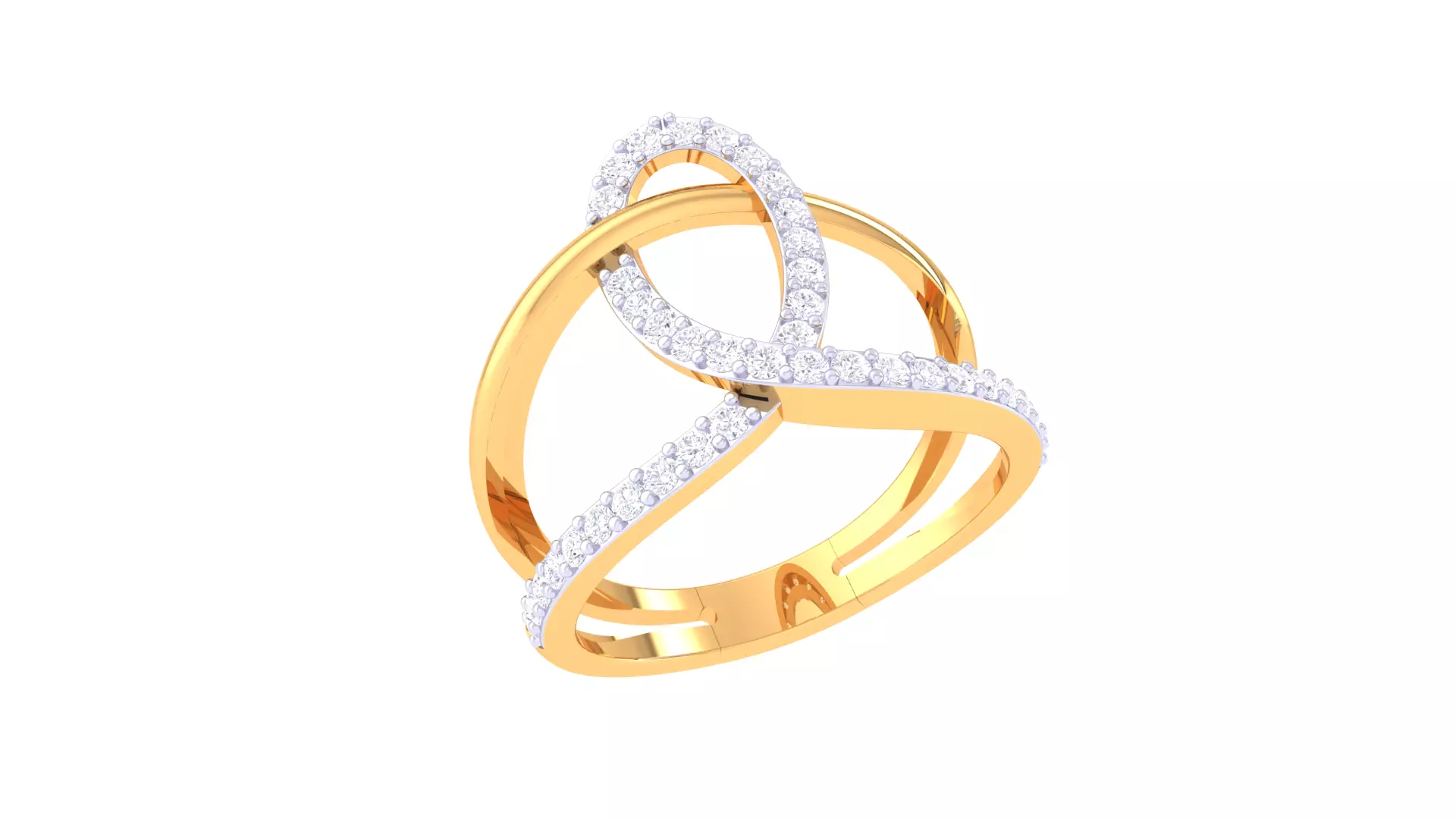 Women Ring MTL 3dm STL OBJ FBX Details 3D print model_0