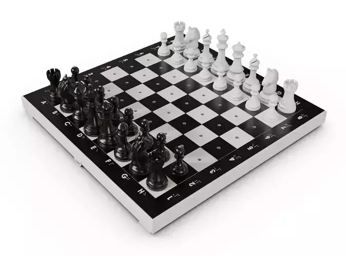 Ajedrez Braille Ciegos invidentes