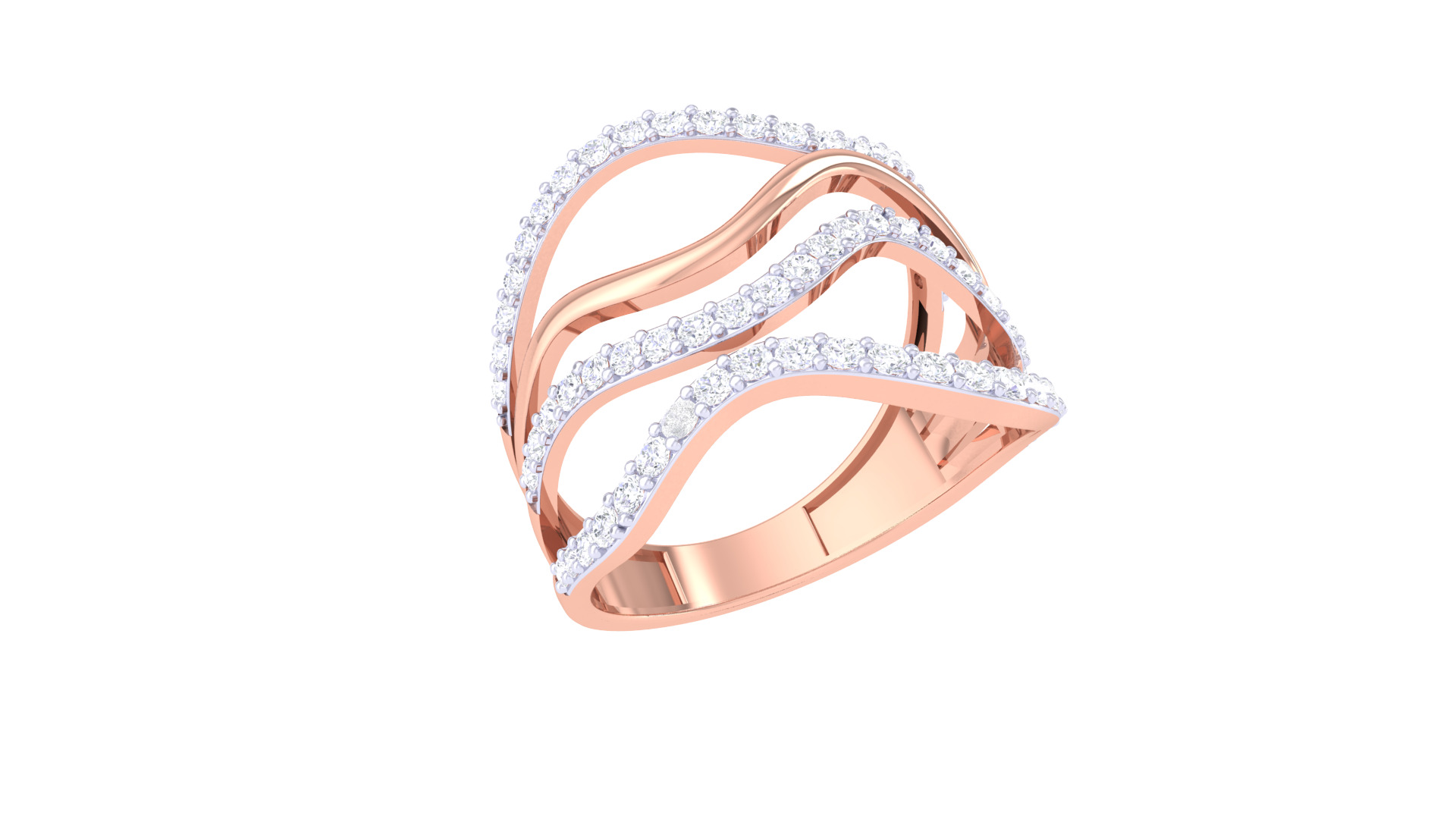  Women Ring MTL 3dm STL OBJ FBX Details 3D print model_1