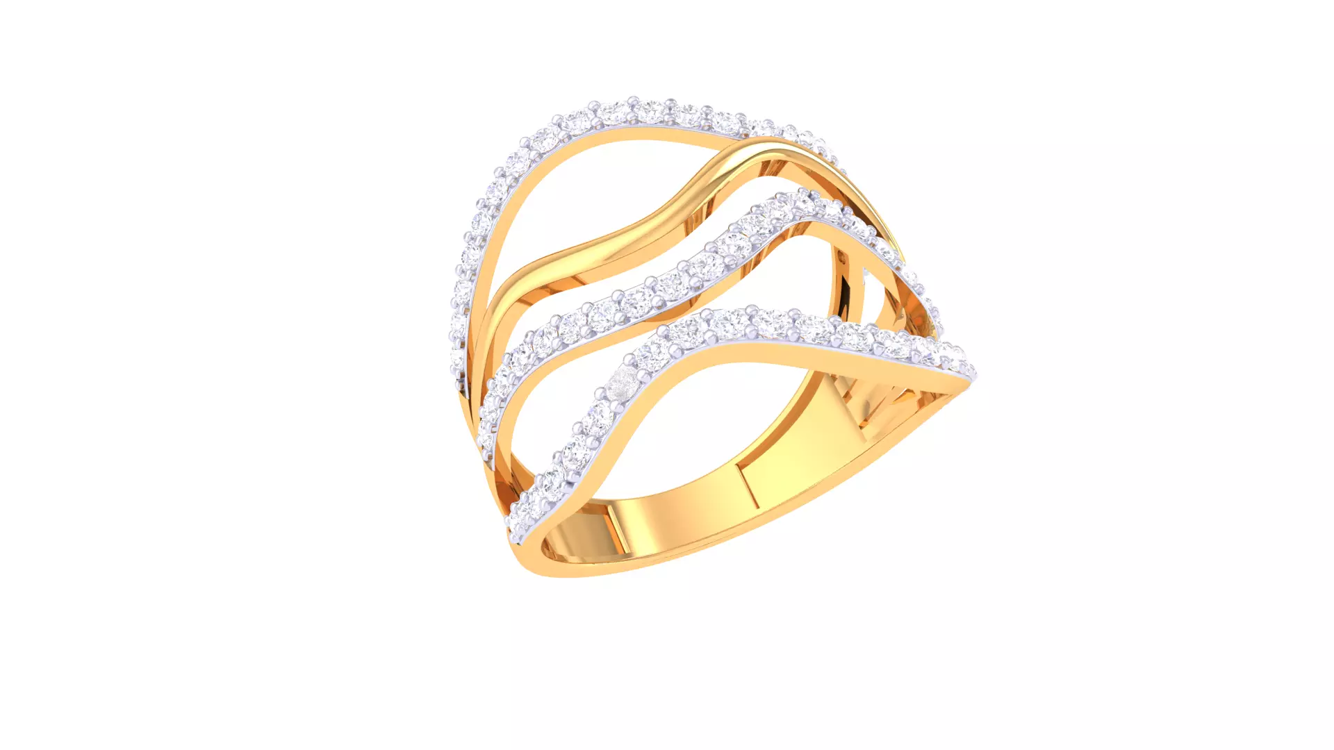  Women Ring MTL 3dm STL OBJ FBX Details 3D print model_0