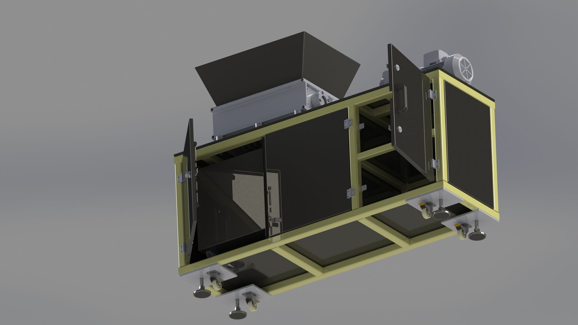 Crusher Machine 3D model_4