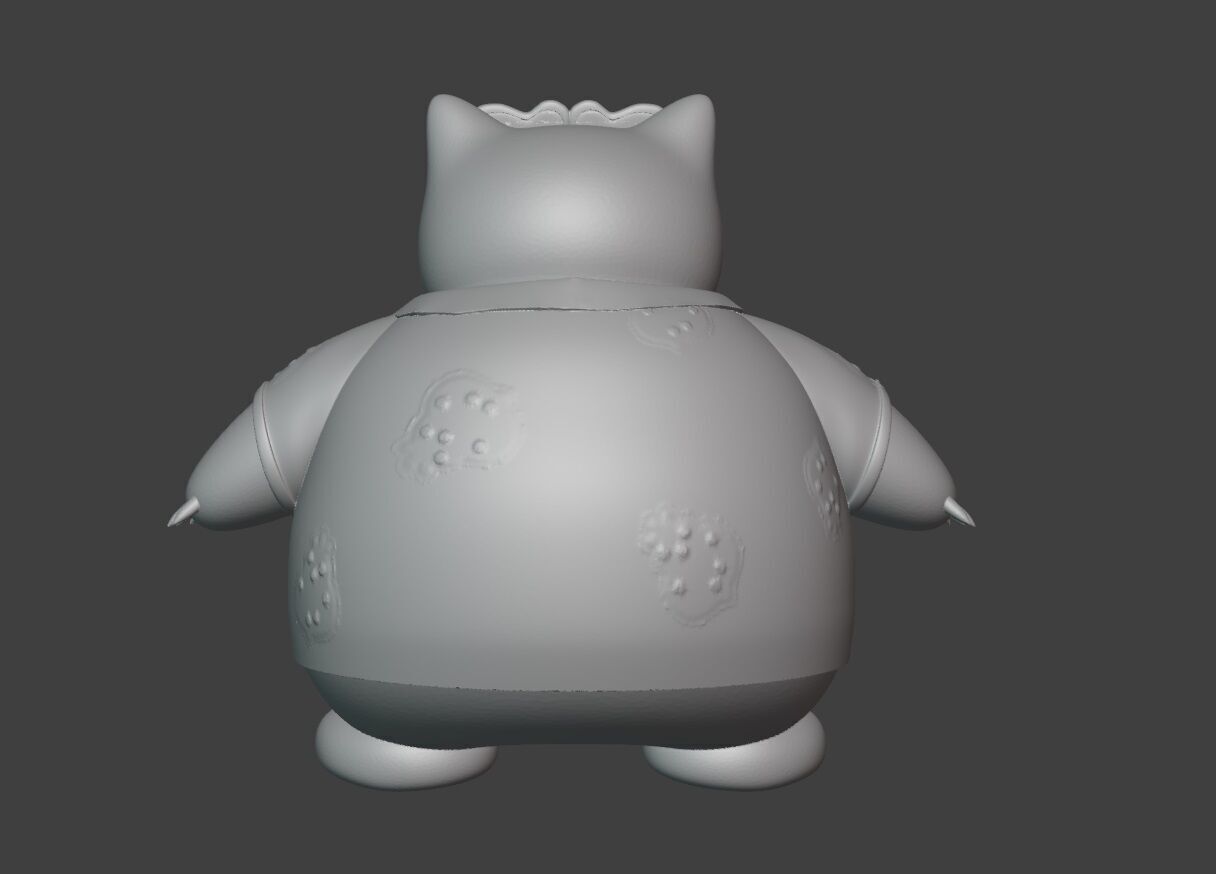 Snorlax Sunshine Style 3D print model_3