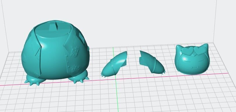 Snorlax Sunshine Style 3D print model_6