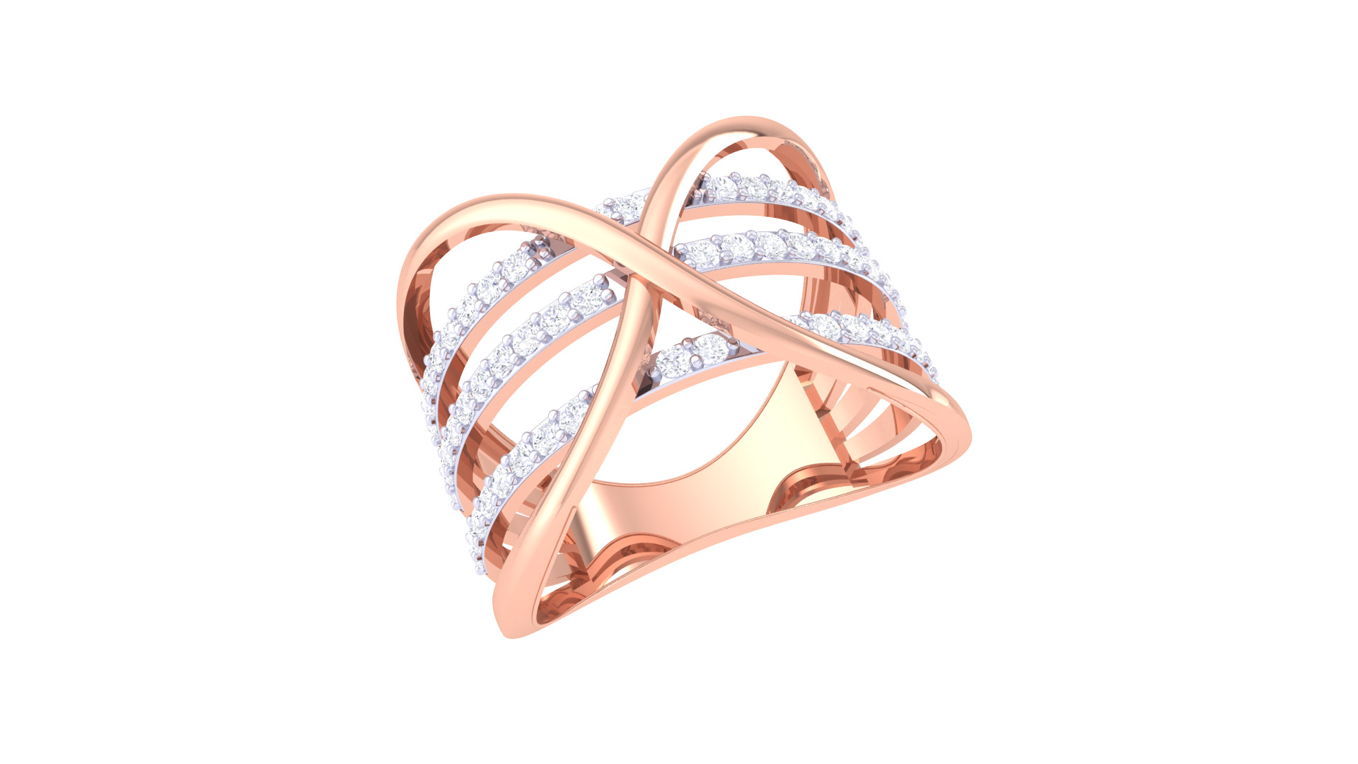  Women Ring MTL 3dm STL OBJ FBX Details 3D print model_1