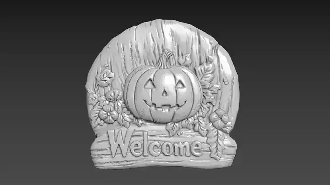 Pumpkin Halloween Relief