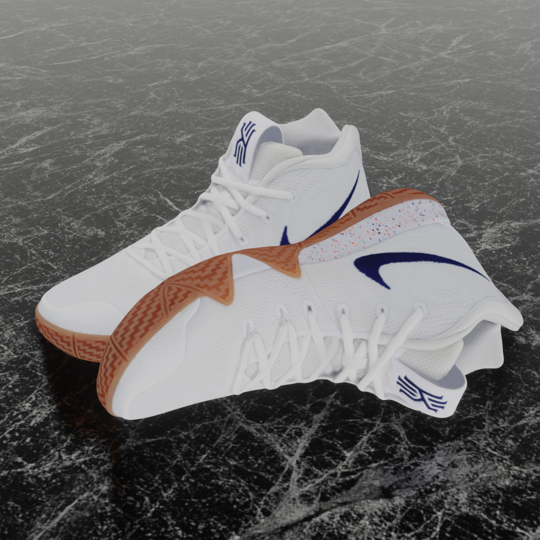 3D model NIKE KYRIE 4 UNCLE DREW 3D SHOES VR / AR / low-poly