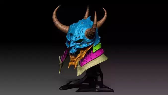 Tenebris Draco Helm 3D Model