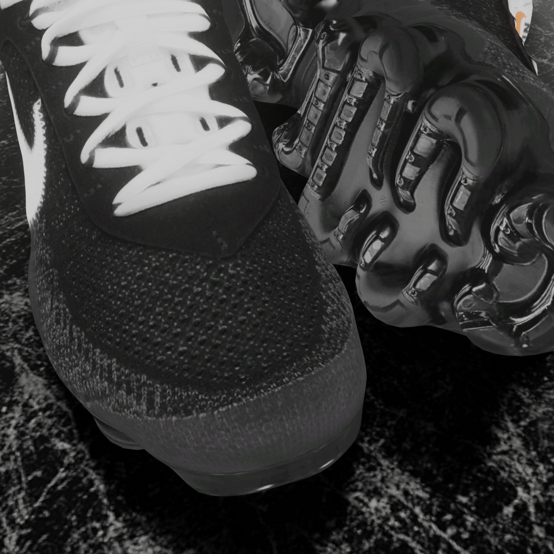 NIKE VAPOR MAX X OFF-WHITE OW THE TEN 3D SHOES Low-poly 3D model_13