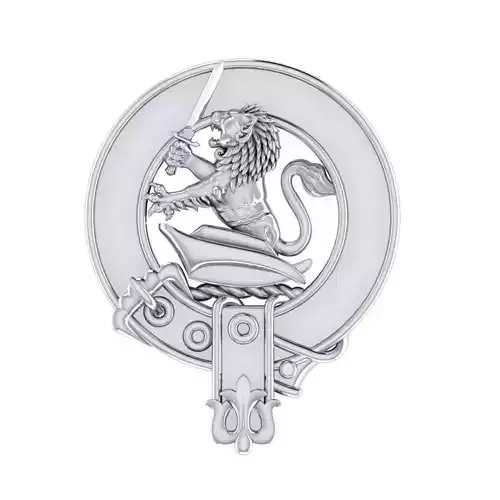 Family Clan Crest Primrose Clan Rampant lion shield 