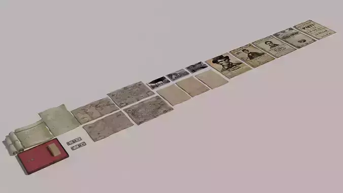 Ancient EEUU USA Documents and Money