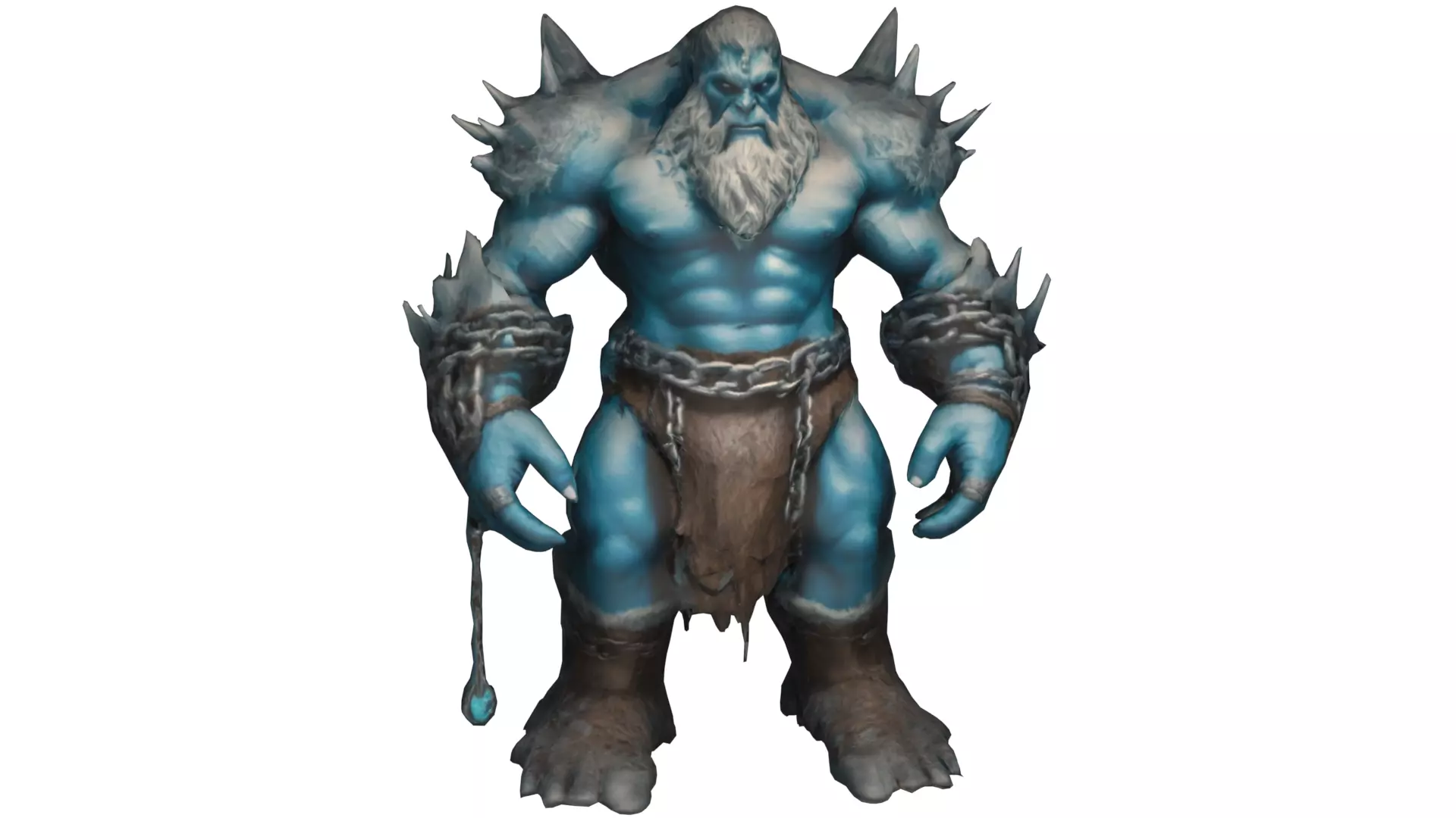 Frost Giant Monster Low-poly 3D model