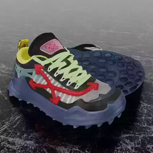 OFF WHITE ODSY 1000 3D SHOES