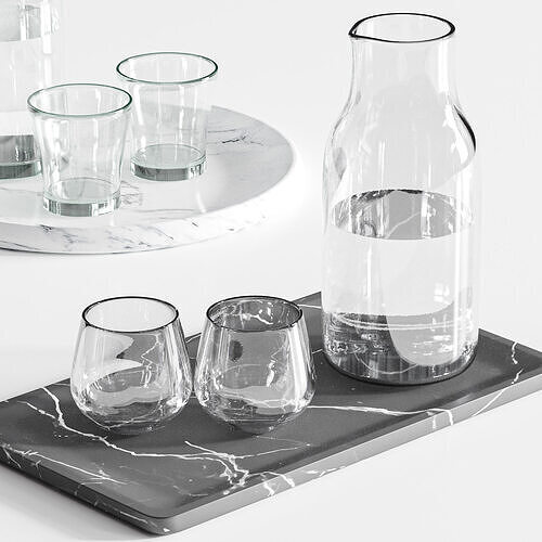 Tableware set12 3D model 2