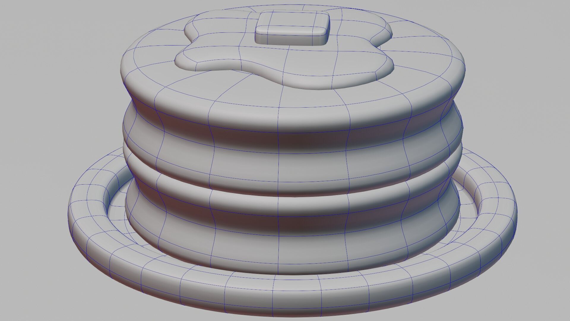Pancake 3D model_5