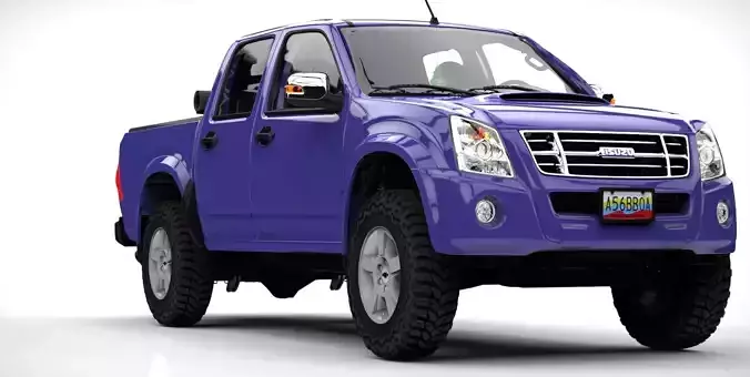 ISUZU DMAX 2006   Low-poly 3D model