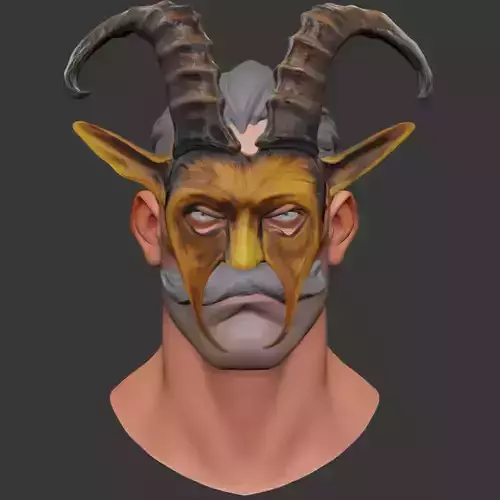 Demonic Ram Mask